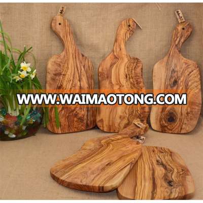 Italian Olive Wood custom cheese wooden cutting board for sale